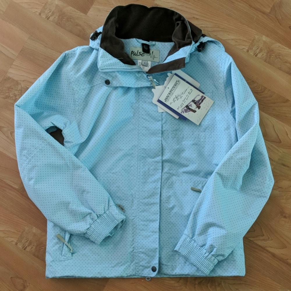 Never worn blue winter jacket